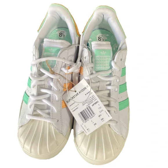 adidas gazelle silver green womens adidas Superstar Ayoon W